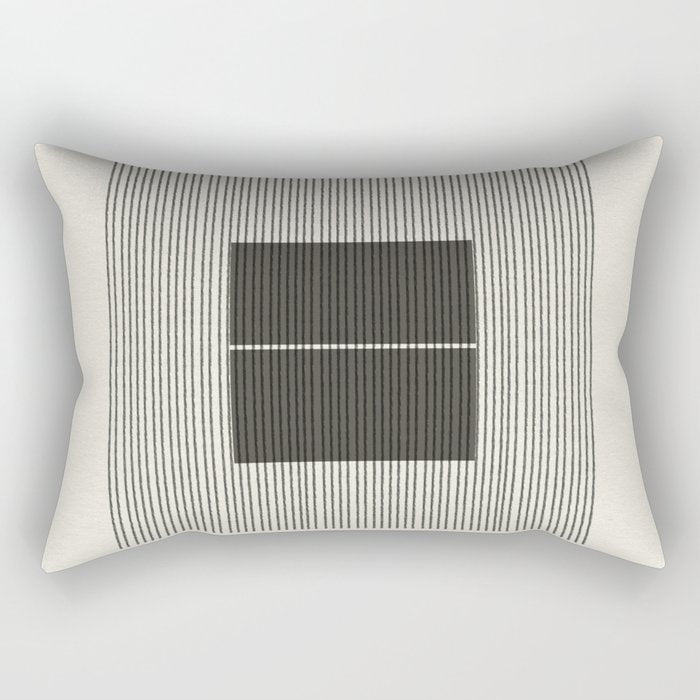 Minimalist Japandi Object No. 1 Rectangular Pillow Gallery Image 2