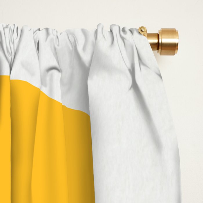 yellow flowers Window Curtain Gallery Image 2