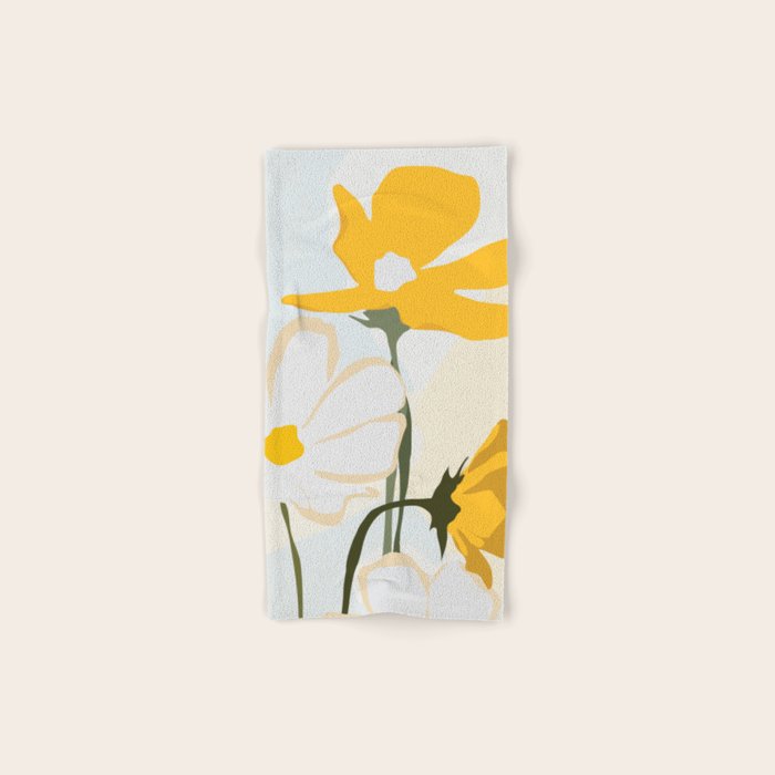 yellow flowers Towels Gallery Image 1
