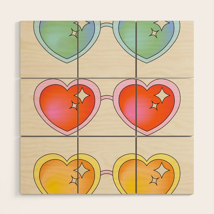 Groovy Vision Wood Wall Art Gallery Image 1