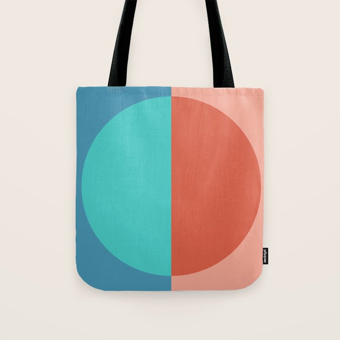 Color Block Abstract II Tote Bag Gallery Image 1