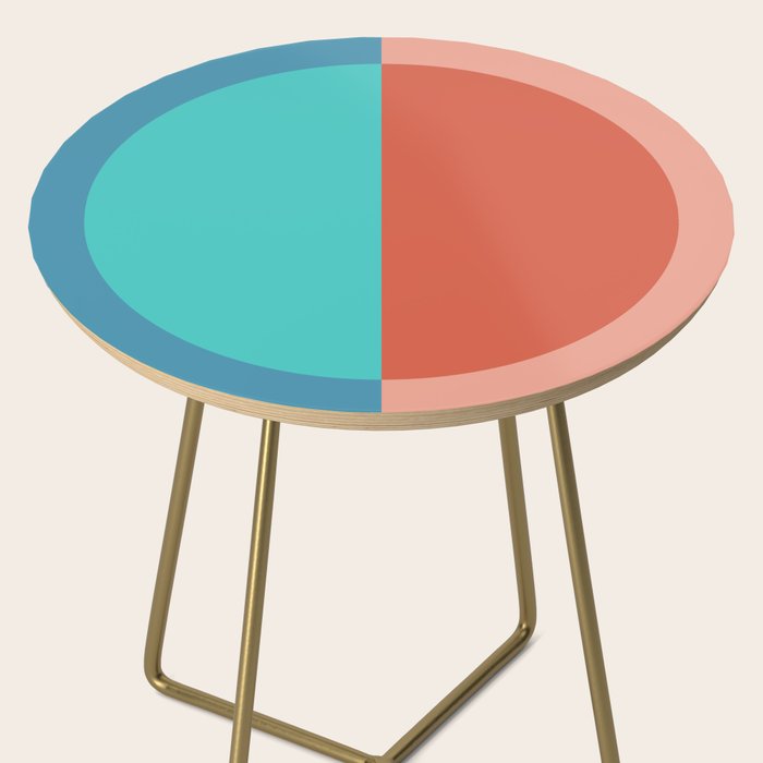 Color Block Abstract II Side Table Gallery Image 2