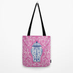 Chinoiserie Pink  Tote Bag Gallery Image 2