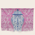 Chinoiserie Pink  Wall Hanging Gallery Image 1