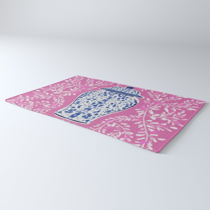 Chinoiserie Pink  Rug Gallery Image 3