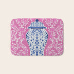 Chinoiserie Pink  Bath Mat Gallery Image 1