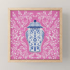 Chinoiserie Pink  Mini Art Print Gallery Image 1