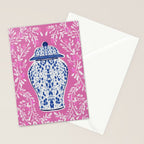 Chinoiserie Pink  Stationery Card Gallery Image 2