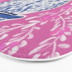 Chinoiserie Pink  Bath Mat Gallery Image 3
