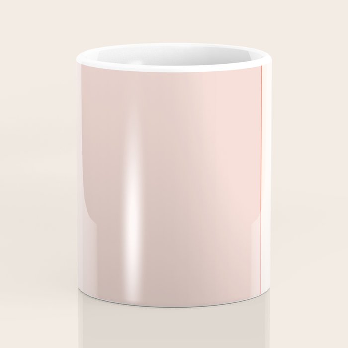 Subtle Spring Color Block - Soft Pink Coffee Mug Gallery Image 4