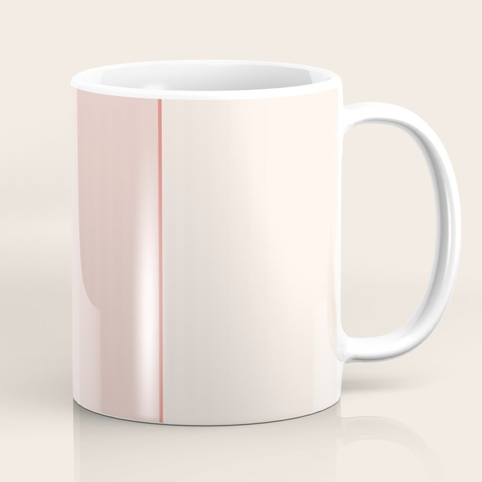 Subtle Spring Color Block - Soft Pink Coffee Mug Gallery Image 1