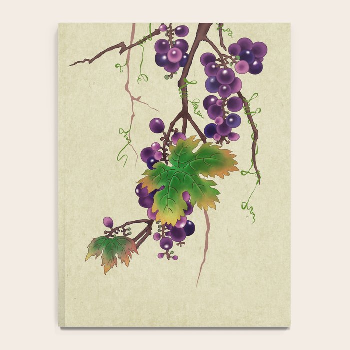 Minhwa : Grapevine Type (Korean traditional/folk art) Notebook Gallery Image 4