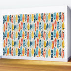 Surfboard white  Wall Mural Gallery Image 2