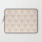 Rose Gold Watercolor Tile Laptop Sleeve Gallery Image 1