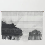 brush stroke black white painted II Wall Hanging Gallery Image 1