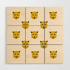 Summer Leopards Wood Wall Art Gallery Image 1