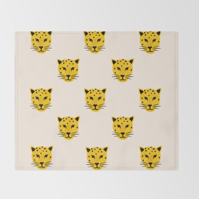 Summer Leopards Throw Blanket Gallery Image 2