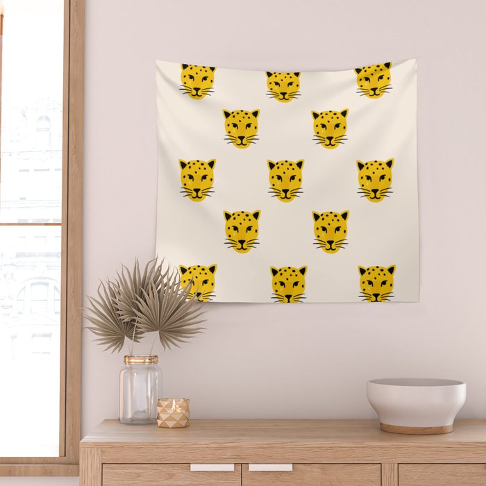 Summer Leopards Wall Tapestry Gallery Image 2