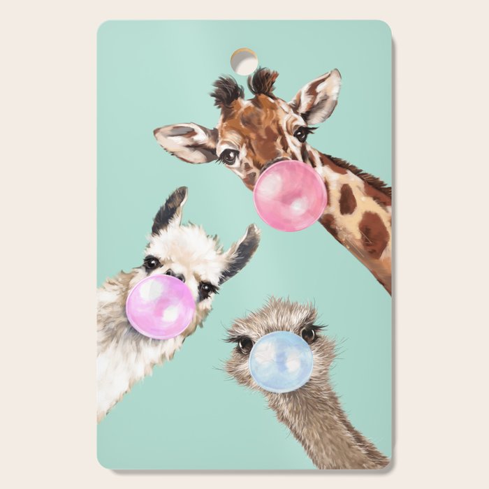 Bubble Gum Gang in Green Cutting Board Gallery Image 1