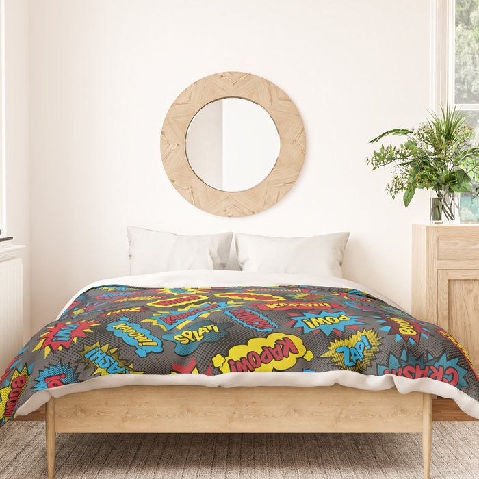 Super Words! Duvet Cover Gallery Image 3