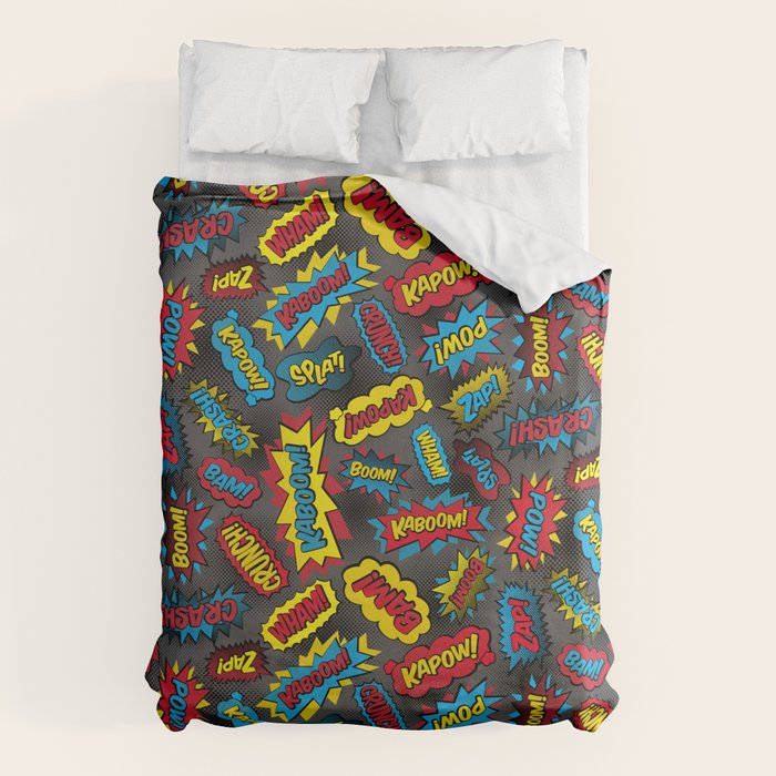 Super Words! Duvet Cover Gallery Image 6