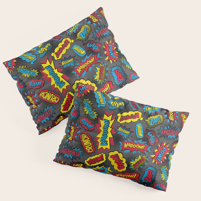 Super Words! Pillow Sham Gallery Image 1