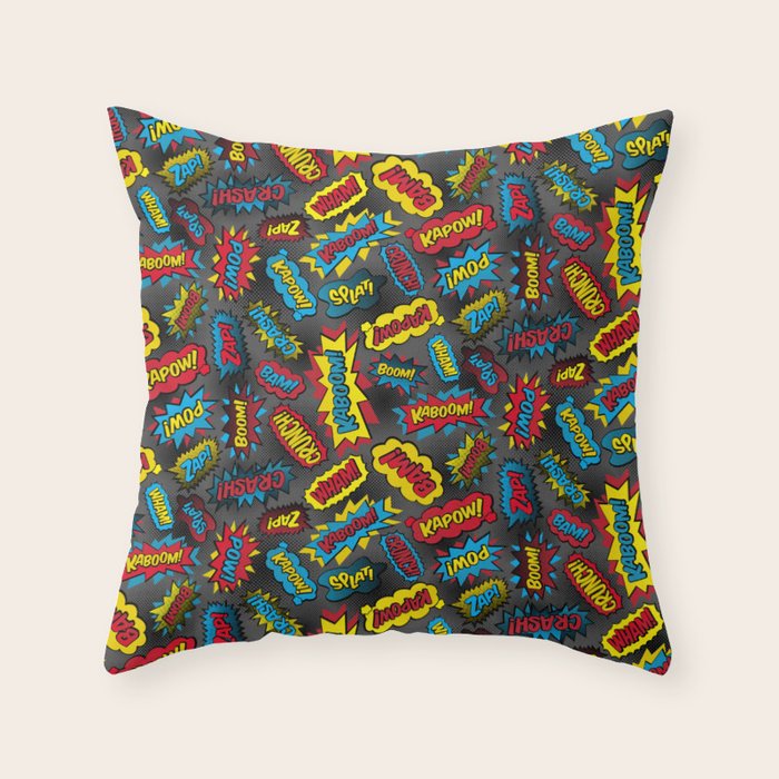 Super Words! Throw Pillow Gallery Image 6