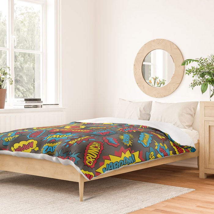 Super Words! Duvet Cover Gallery Image 2