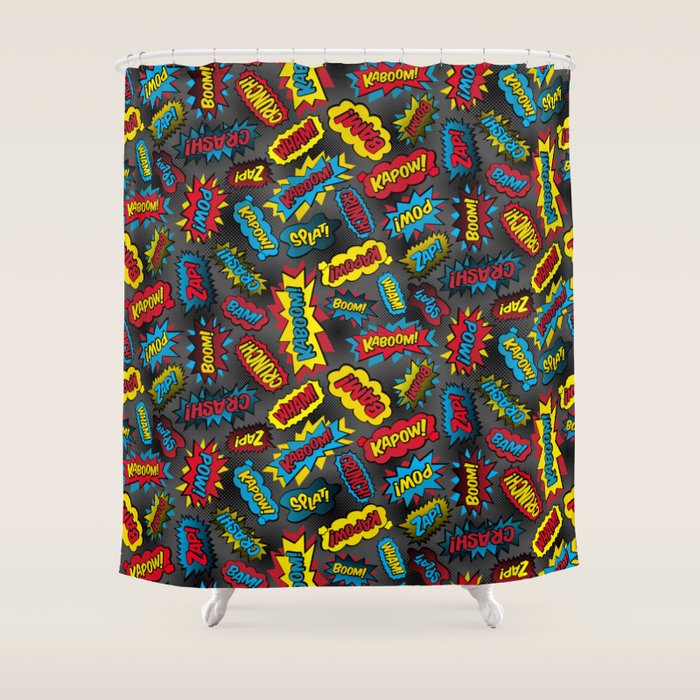 Super Words! Shower Curtain Gallery Image 1