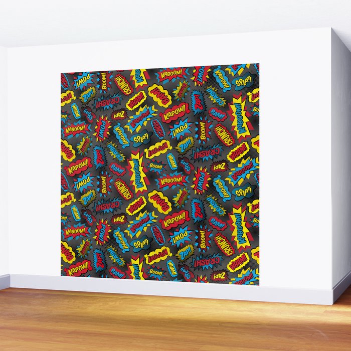 Super Words! Wall Mural Gallery Image 2