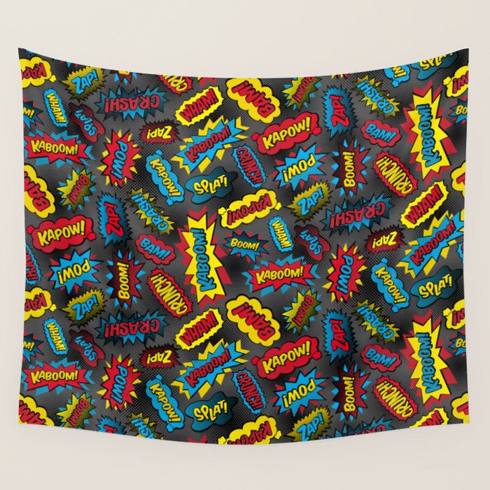 Super Words! Wall Tapestry Gallery Image 1