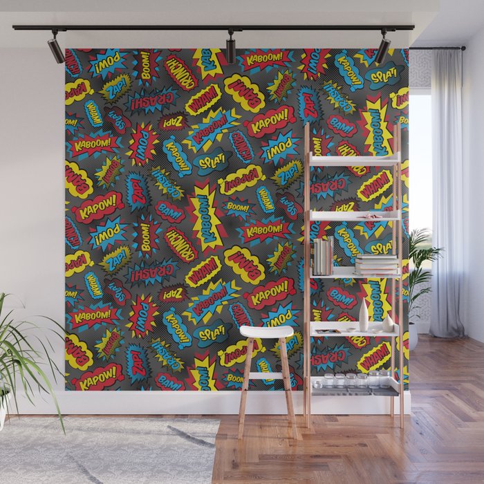 Super Words! Wall Mural Gallery Image 1