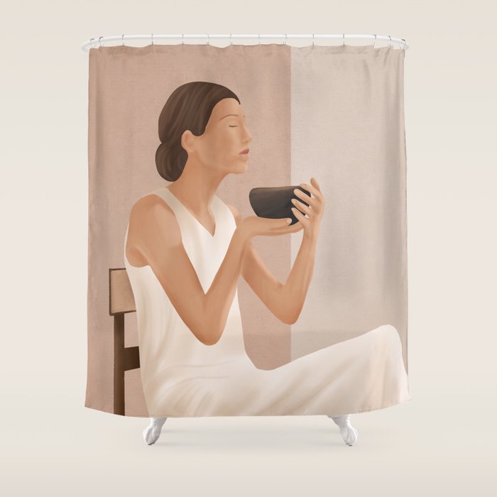 Brewed Tea Shower Curtain Gallery Image 1
