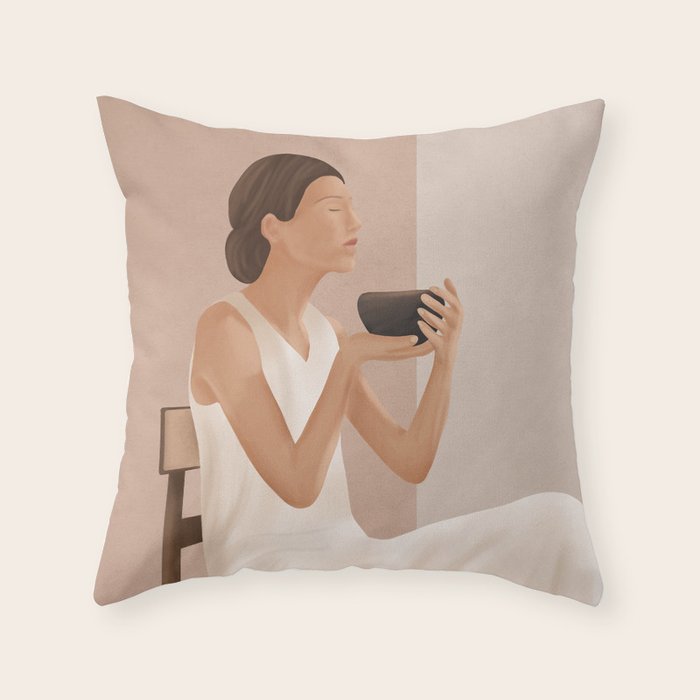 Brewed Tea Throw Pillow Gallery Image 6