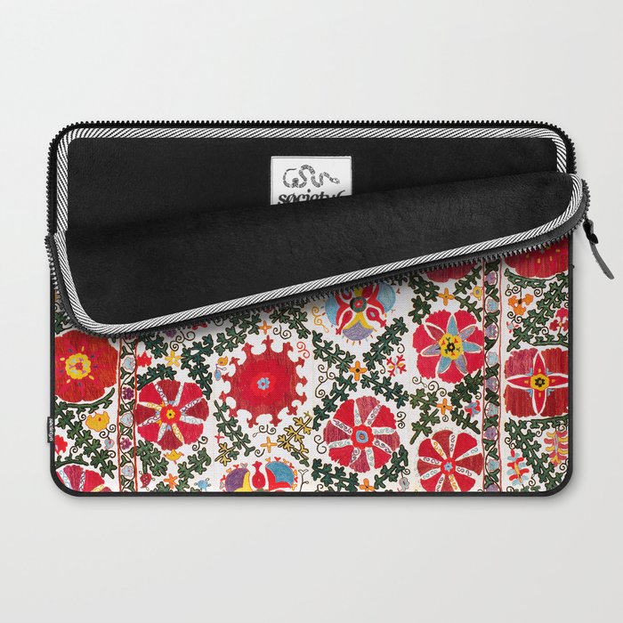 Bukhara Suzani  Antique Embroidery Print Laptop Sleeve Gallery Image 2