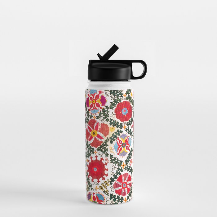 Bukhara Suzani  Antique Embroidery Print Water Bottle Gallery Image 1