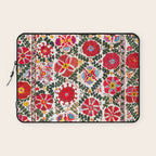 Bukhara Suzani  Antique Embroidery Print Laptop Sleeve Gallery Image 1