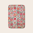 Bukhara Suzani  Antique Embroidery Print Bath Mat Gallery Image 1