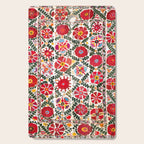 Bukhara Suzani  Antique Embroidery Print Cutting Board Gallery Image 1