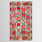 Bukhara Suzani  Antique Embroidery Print Tablecloth Gallery Image 2
