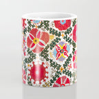 Bukhara Suzani  Antique Embroidery Print Coffee Mug Gallery Image 4