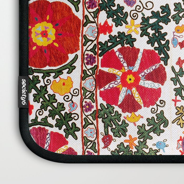 Bukhara Suzani  Antique Embroidery Print Laptop Sleeve Gallery Image 3