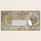 Aged Damask Texture 3 Desk Mat Gallery Image 1