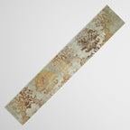 Aged Damask Texture 3 Table Runner Gallery Image 3