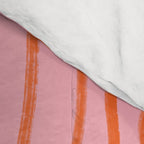 Abstract Line Pink and Orange Comforter Gallery Image 4