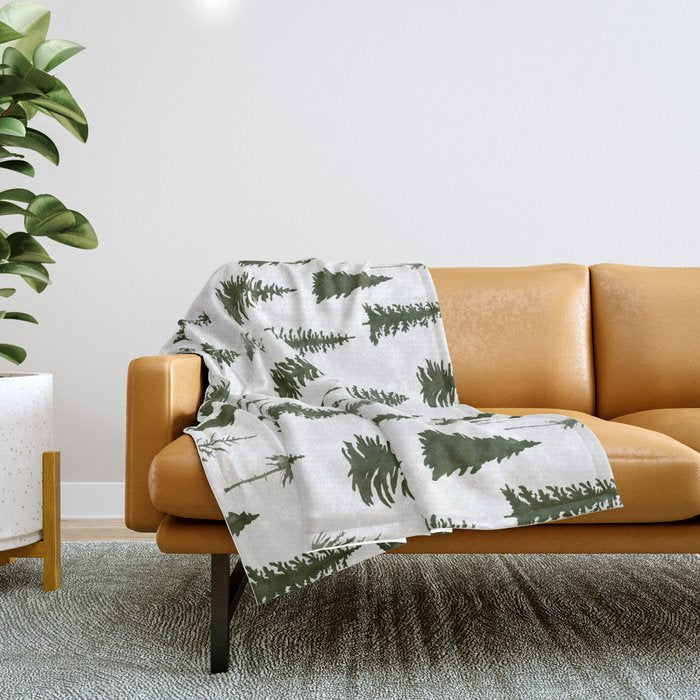 Forest 07 Throw Blanket Gallery Image 1