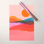 Abstraction_OCEAN_Beach_Minimalism_001 Wrapping Paper Gallery Image 1