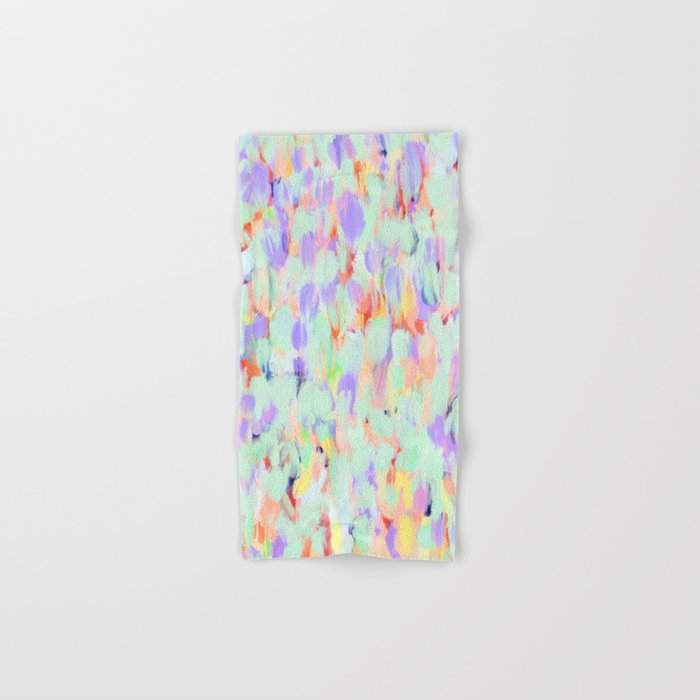 Artistic summer brushstrokes AS Bath Towel Gallery Image 1