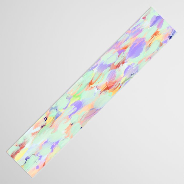 Artistic summer brushstrokes AS Table Runner Gallery Image 3