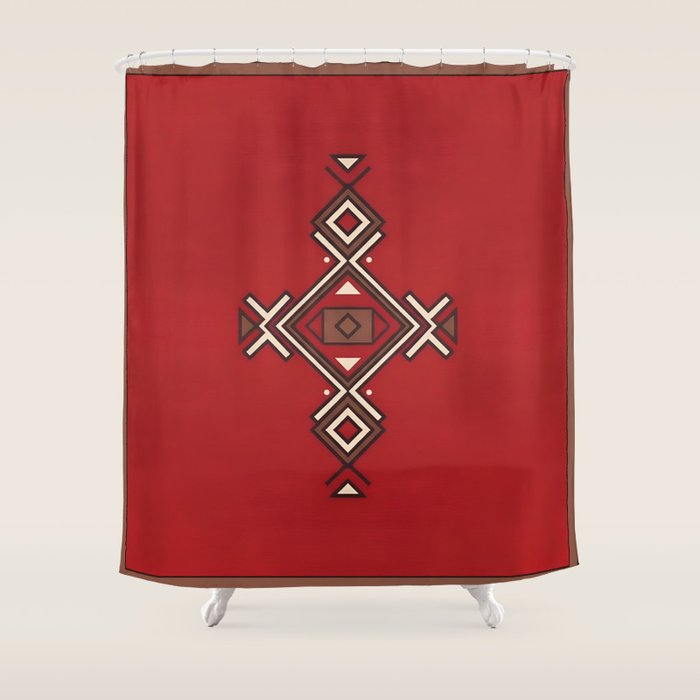 Ruby Solitude Heart of the High Desert Shower Curtain Gallery Image 1